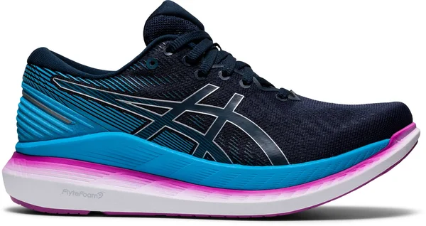 Asics GlideRide 2 Womens Running Shoes - Navy-6
