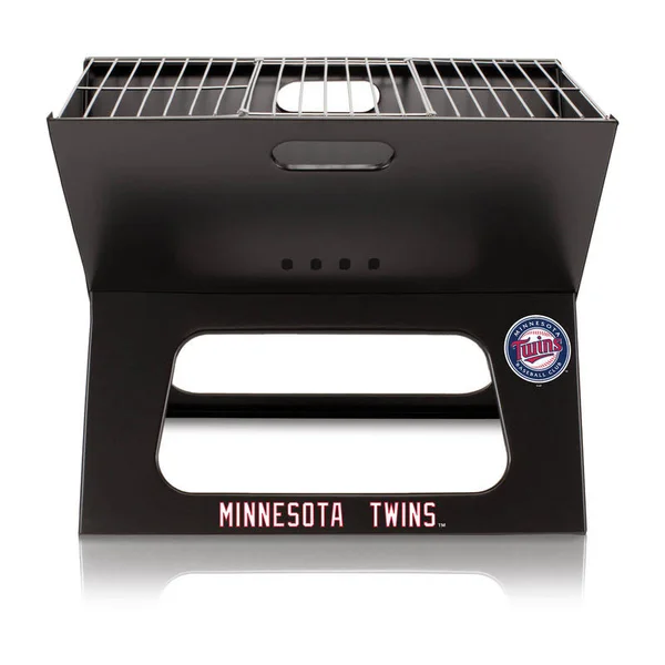 Picnic Time Portable Charcoal X-Grill - Minnesota Twins