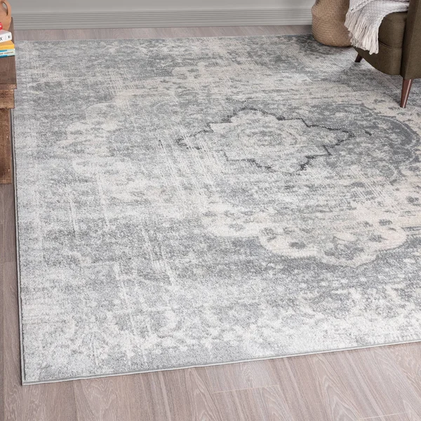 Tayse Diamond Britney DIA1300 Gray Area Rug Rectangle 7&10x22 x 10&2x22