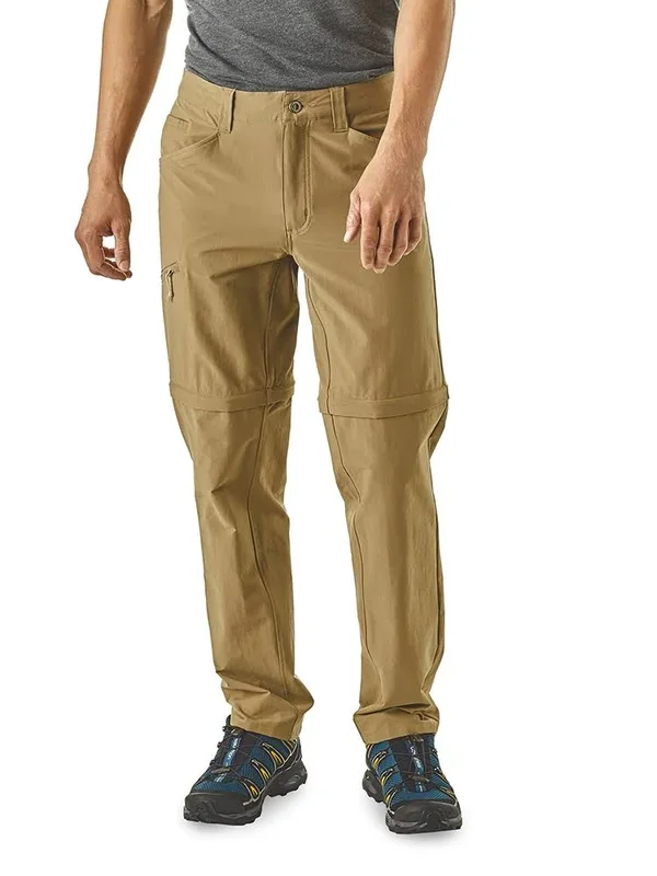 Patagonia Men's Quandary Convertible Pants Ash Tan, 36
