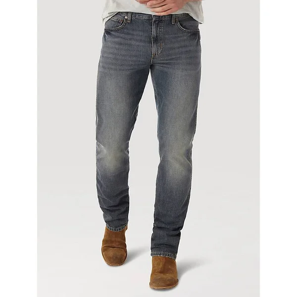 Wrangler Men's Retro Jeans Slim Straight (38x34 Dark Knight)