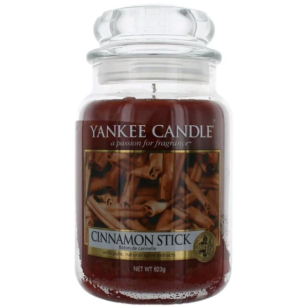 Yankee Candle by Cinnamon Stick Scented Large Jar 22 oz