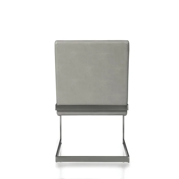 Leatherette Upholstered with Dining Chair with Cantilever Base - Gray