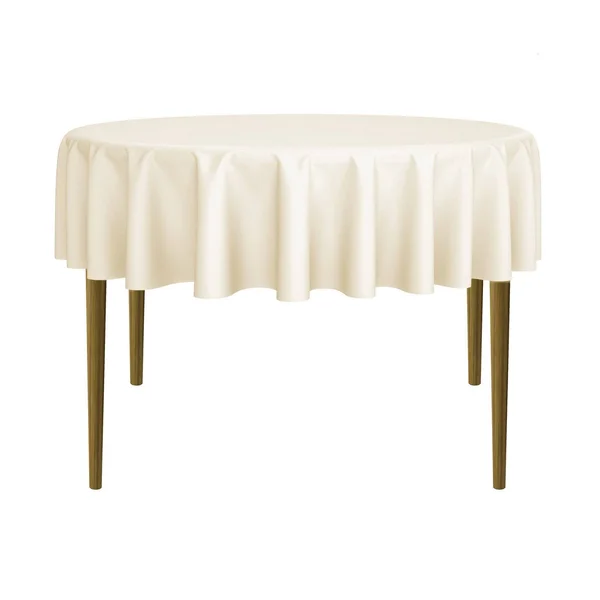 Lann&s Linens - 10 Premium 120x22 Round Tablecloths for Wedding - Banquet, Restaurant - Polyester Fabric Table Cloths - Ivory