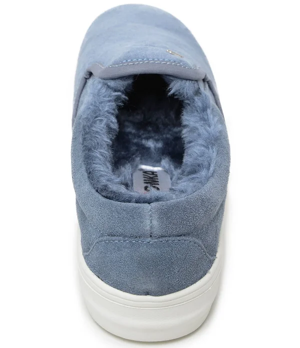 Minnetonka Women's Wilder Slipper - Vintage Blue, 9