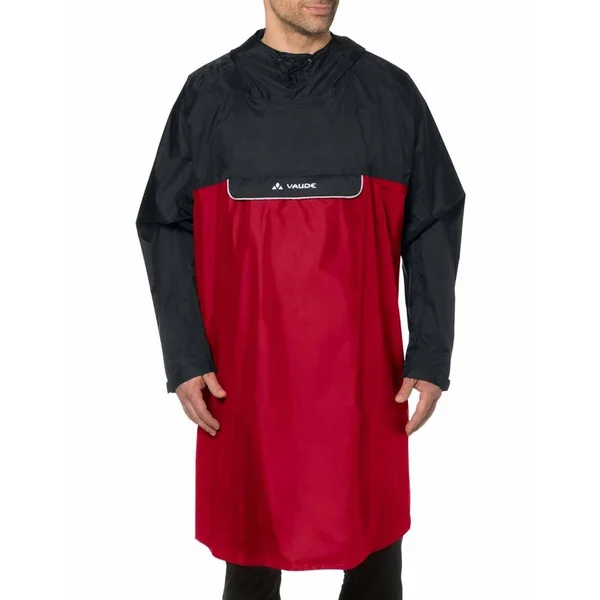 Vaude Valero Poncho Indian Red