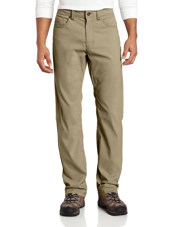 Prana Men's Brion Pant 36x22 Inseam - Dark Khaki, 38