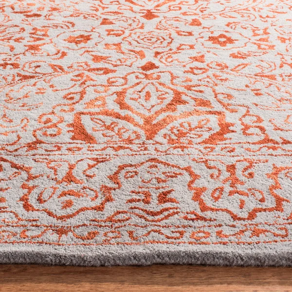 Safavieh Glamour GLM516B Steel - Blue 6& x 9& Area Rug