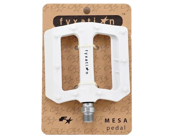 Fyxation Mesa Nylon Thin Platform Pedals - White