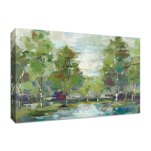 Forest at Dawn by Silvia Vassileva - 57x22 x 38x22 Fine Art Giclee Print on