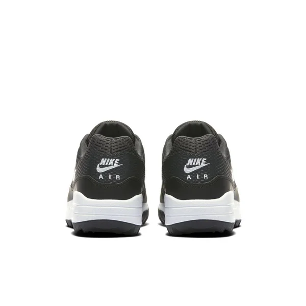 Nike Men Air Max 1G Golf Shoes - Black/White Anthracite - Size 8