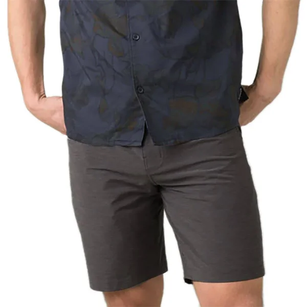 Prana Rotham Short - 36 - 9in - Granite - Men's Shorts