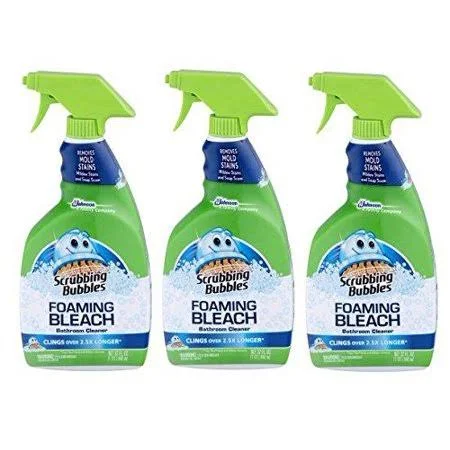 Scrubbing Bubbles Foaming Bleach Bathroom Cleaner, 32.0 fl oz, Pack of 3