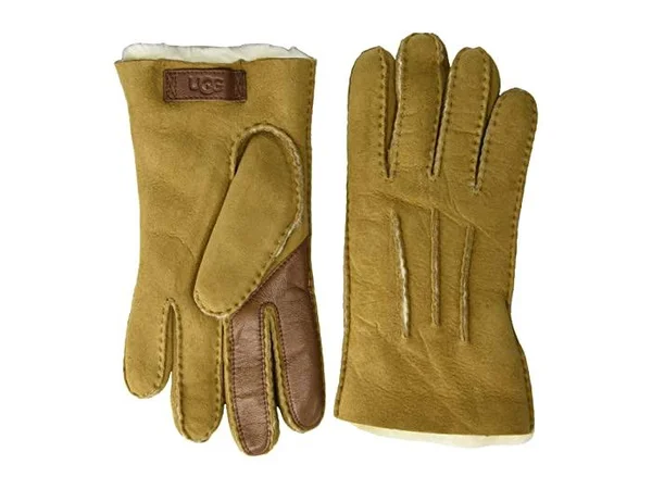 Ugg Men's Sheepskin Tech Gloves - Black