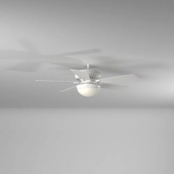 Minka-Aire Supra 52x22 Ceiling Fan with Light - Brushed Steel - Dark Walnut Blades