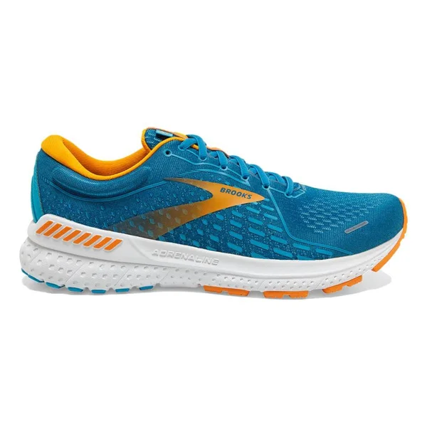 Brooks Adrenaline GTS 21 Shoes Blue Orange White 42 - EUR