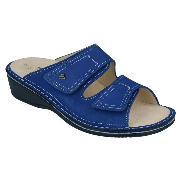 Finn Comfort Jamaica Blue Fowler Leather Soft Footbed 37