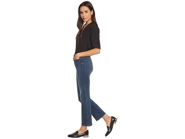 Nydj Women's Marilyn Straight Ankle Jeans in Greenwich - Regular, Size: 0, Denim