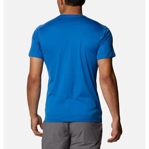 Columbia Men's Zero Rules Short Sleeve Shirt - XXL - Blue