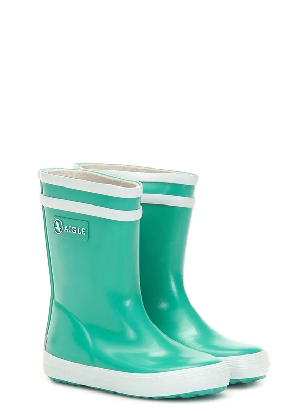 Aigle - Baby, Shoes - Garden Green Rain Boots - Baby Flac