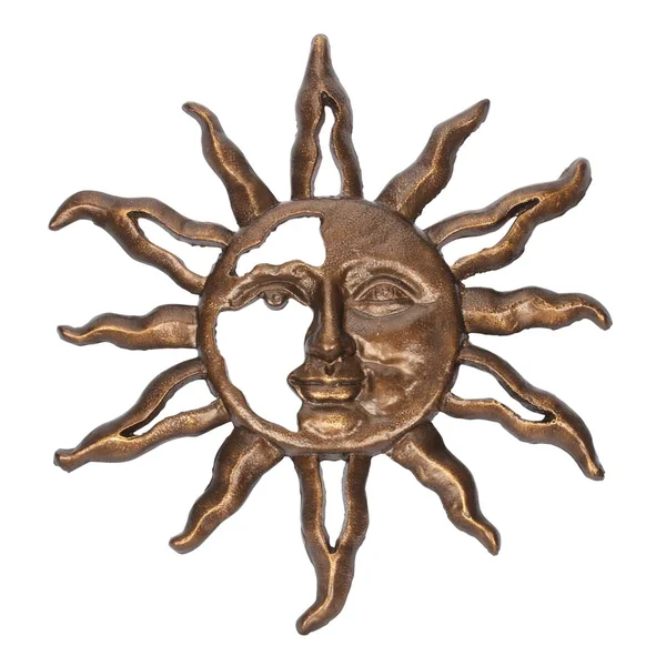 Southern Patio 22.5 in. H Sunface Metal Wall Outdoor Decor