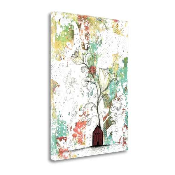 Tangletown Fine Art I Had The Best Idea Today by Sarah Ogren Giclee Print on Gallery Wrap Canvas, 21x22 x 29x22 - Multi