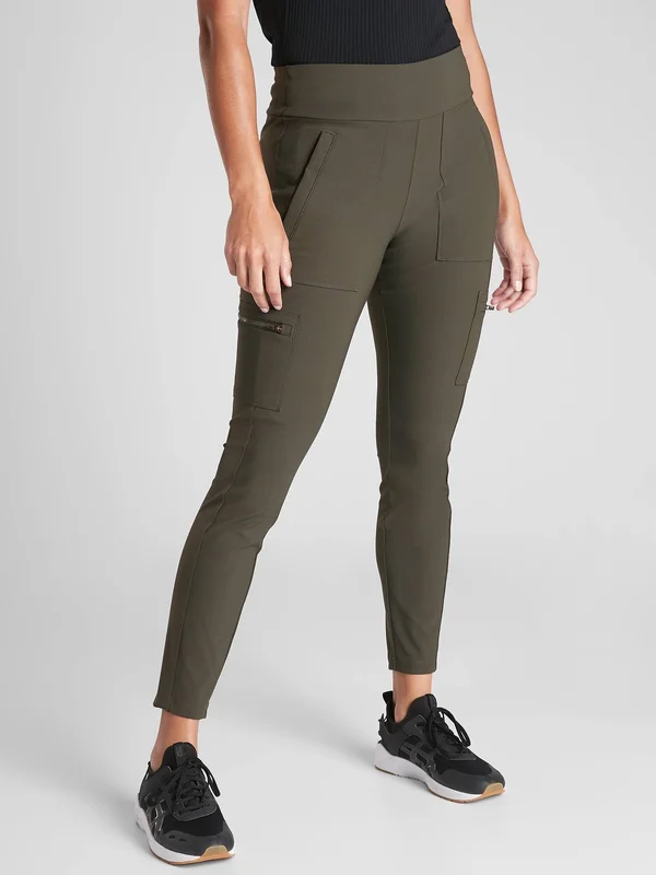 Athleta Women's Headlands Hybrid Cargo Tight Peat Size 12