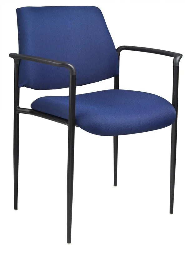 Boss Stackable Guest/Conference Room Chair Blue