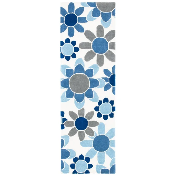 8& x 10& Rectangular Area Rug, White, Safavieh