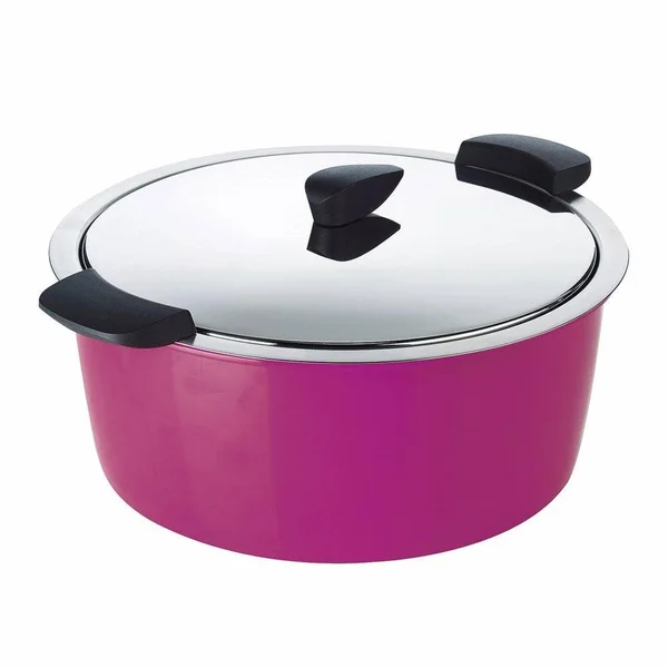 Kuhn Rikon Hotpan Dutch Oven - Stainless Steel, Fuchsia, 4.5 Litre/26 cm