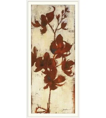 &Orchid Silhouette I& by Liz Jardine Painting Print Great Big Canvas Size: 56x22 H x 27x22 W x 1x22 D, Format: White Framed