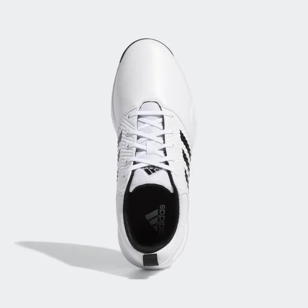 Adidas CP Traxion Spikeless Golf Shoes - White/Core Black/Gray Six - 7.5