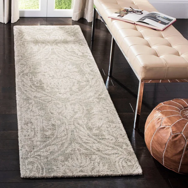 Safavieh 5& x 8& Abstract ABT204A Grey, Ivory Rug