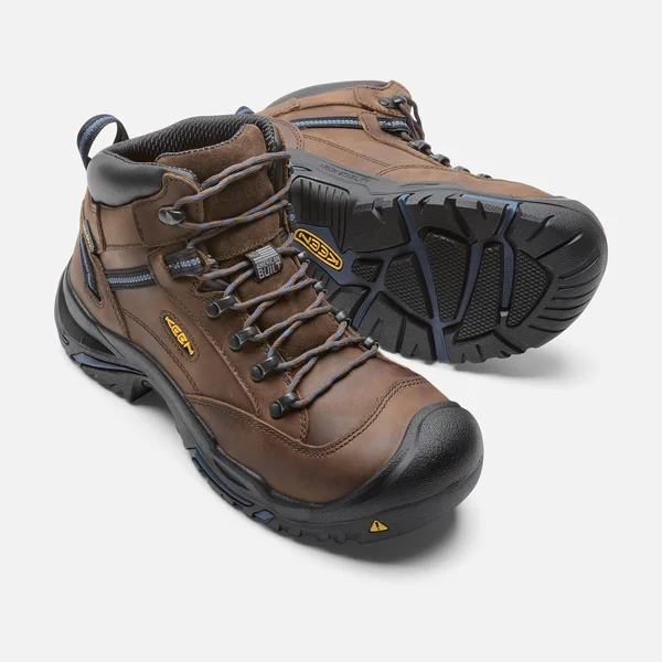 Keen Utility Men's Braddock Mid Steel Toe Waterproof Work Boot
