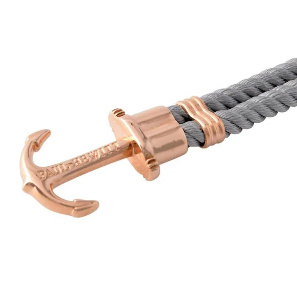 Paul Hewitt Phrep Nylon Rose Gold - Grey Bracelet - M