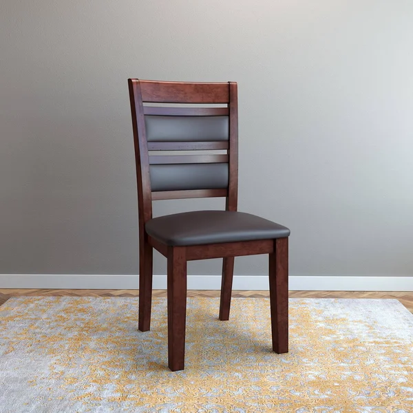 CorLiving Chocolate Brown Bonded Leather Dining Chairs (Set of 2)