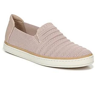 Soul Naturalizer Slip-On Loafer Flats - Kemper - Size 9-1/2 Wide, Mauve Knit