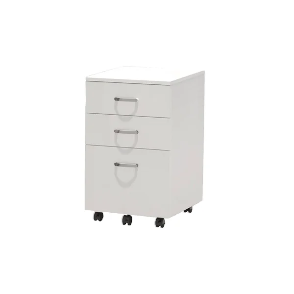 Mayline 1001VLWHT Soho V-Desk with Laminate Top - White