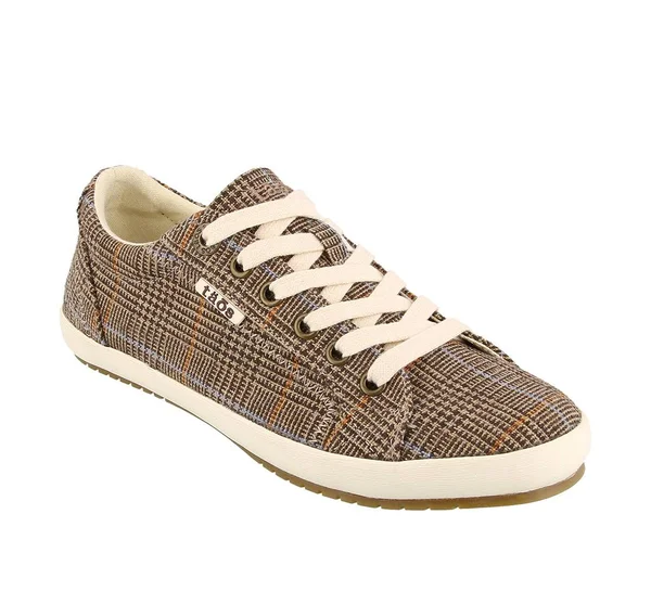 Taos Star Brown Plaid Women's Brown Plaid - 8.5, M