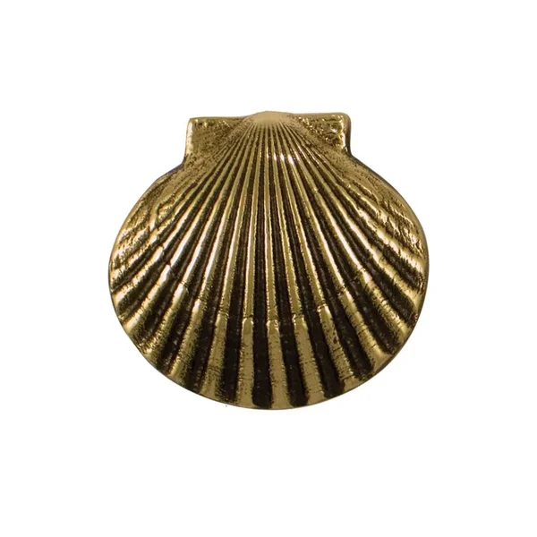 Michael Healy Bay Scallop Doorbell Ringer - Brass MHR06