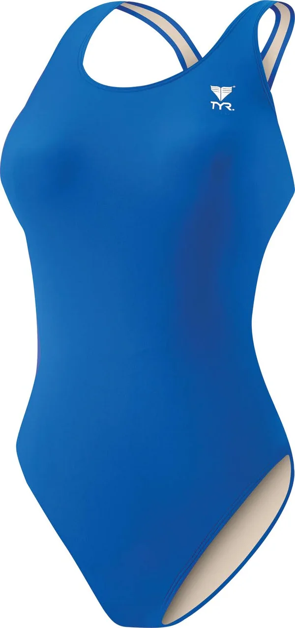 TYR Girls& Tyreco Solid Maxfit Swimsuit Royal II, 22