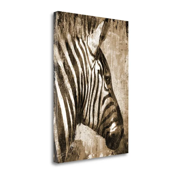 Tangletown Fine Art African Animals II, Sepia by Eric Yang, Giclee Print on Wrap Canvas, 23x22x32x22