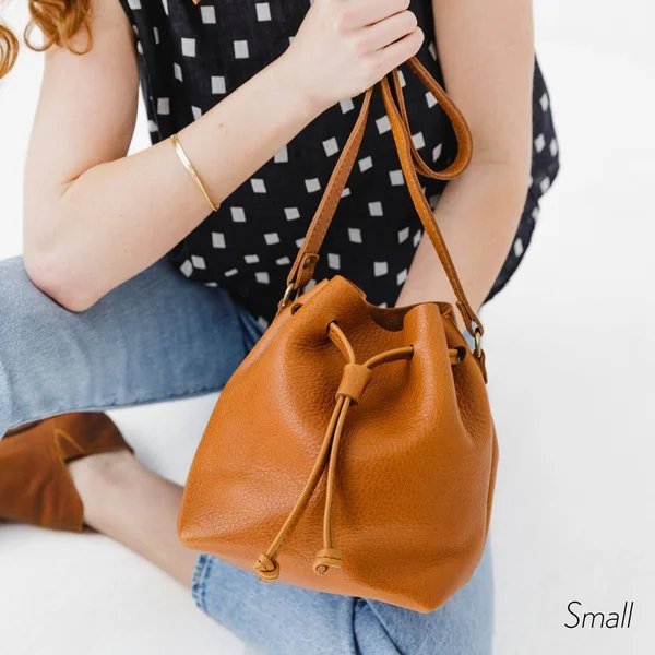 &Almost Perfect& Bucket Bag - Dune, Large