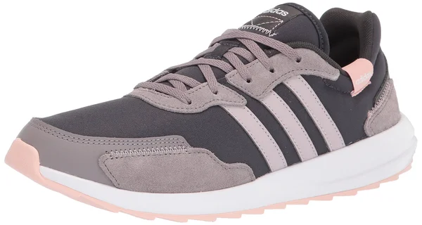 Adidas Women's Retrorun Running Shoes in Black/Carbon Size 6.5 - Knit