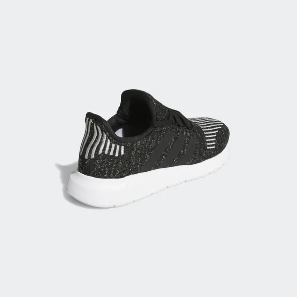 Adidas Swift Run Black/White Print Women's Shoes - Size: 7.5