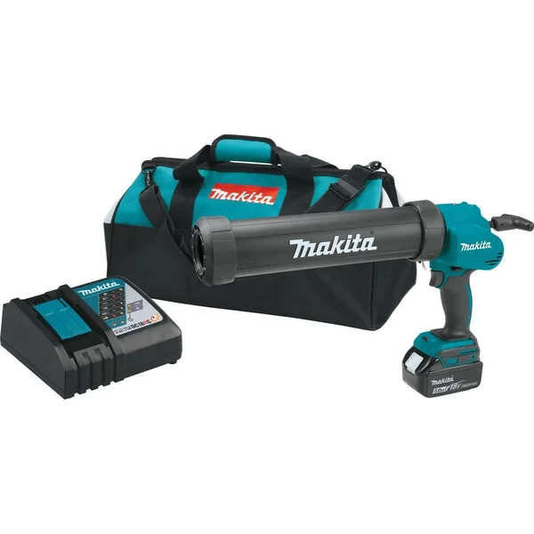 Makita XGC01T1C 18V LXT 5.0 Ah Cordless Lithium-Ion 29 oz. Caulk and Adhesive Gun Kit