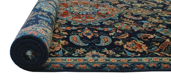 Semi Antique Scot Blue/Ivory Rug, 3&3x22 x 5&4x22