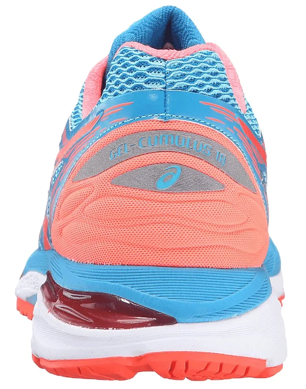 Asics GEL-Cumulus 18 Women's Running Shoes - Silver Pink Lapis - 6