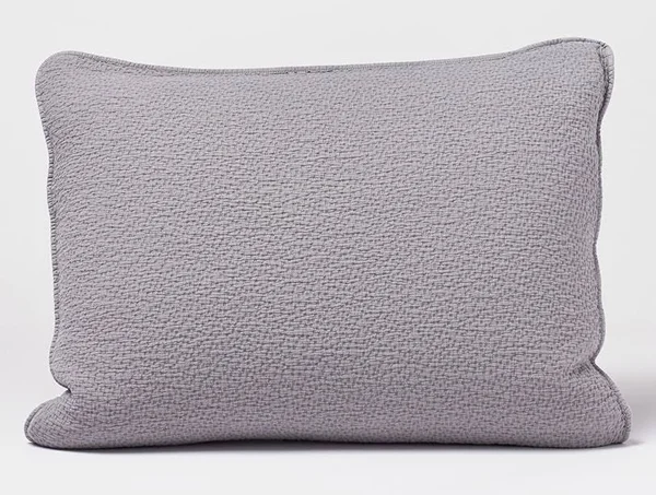 Coyuchi Cascade Organic Euro Sham - Granite