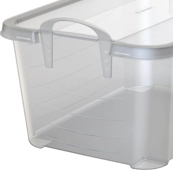 Life Story Clear Stackable Closet Organization & Storage Box 55 Quart 24 Pack